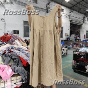 Rossboss | summer cotton dress overknee