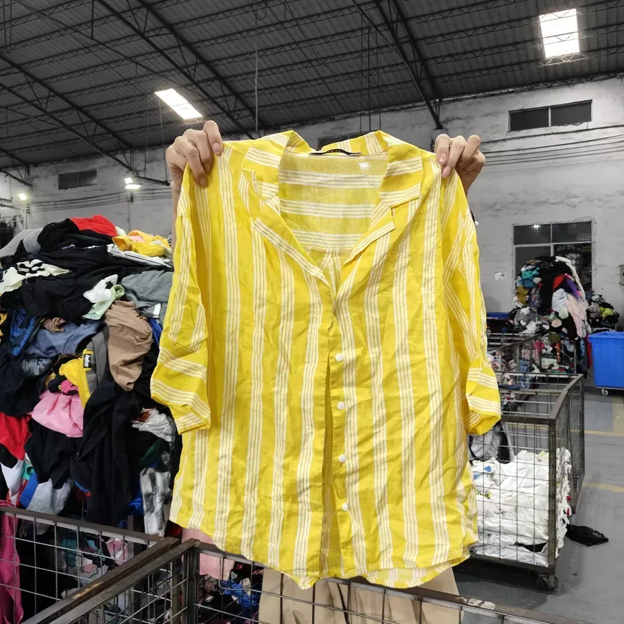 Yellow striped shirt