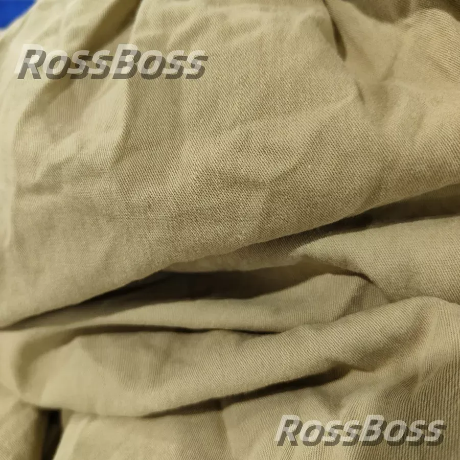 Khaki cotton pants from RossBoss, wholesale used clothing bales.